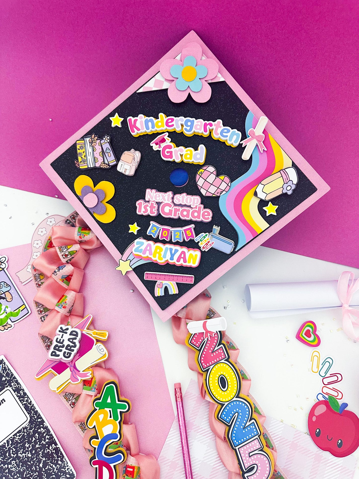 Personalized Graduation Cap Topper: Custom School Celebration