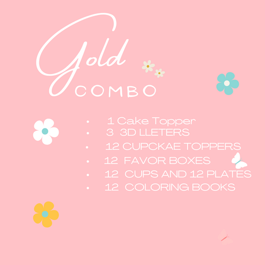 Custom 3D Letters, Custom Cake Topper, Custom Centerpiece, Custom Favor Boxes, Custom Treat Boxes, Custom Supplies, Custom T-shirt, Custom Banner