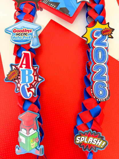 Custom Graduation Cup & Lei Set – Personalized Graduation Gift, Class of 2026 Party Keepsake, Senior Celebration Accessories