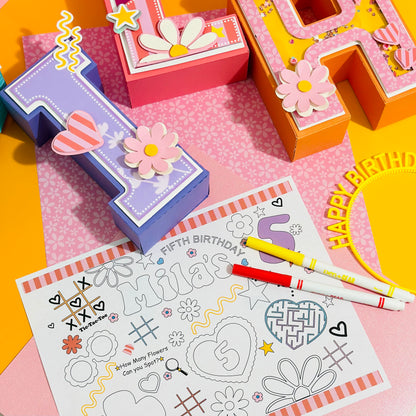 Groovy Girl Birthday,Groovy Girl Theme,Groovy Girl 3d letter, Groovy Birthday Party,Groovy Favor Boxes,Groovy Girl Centerpiece