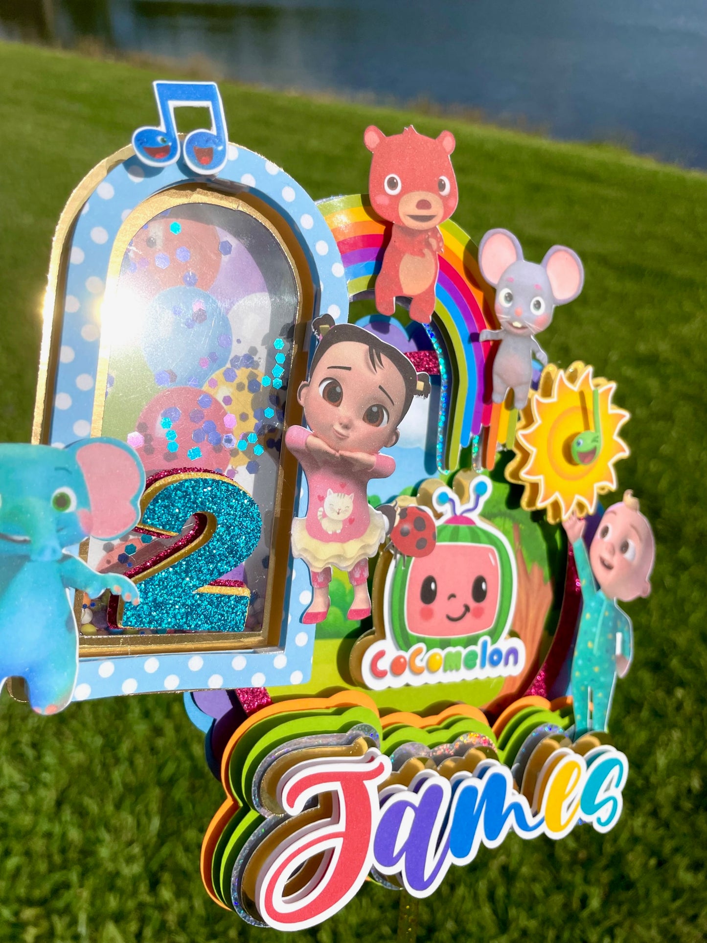 Cocomelon 3d letters | Cocomelon Cake Topper | Cocomelon Party Decorations | Cocomelon Favor Box | Cocomelon 3D Letters (Copy)