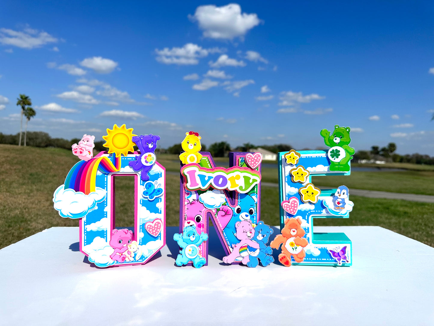 Custom 3D Letter, Custom Centerpiece, Custom Cake Topper, Custom Birthday Decoration, Custom Banner, First Birthday Cake Topper