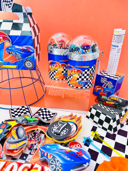 Hot Wheels Cake Topper | Hot Wheels Birthday Decoration | Race Car Birthday Party | Hot Wheels Centerpiece | Custom Race Car Cake Topper