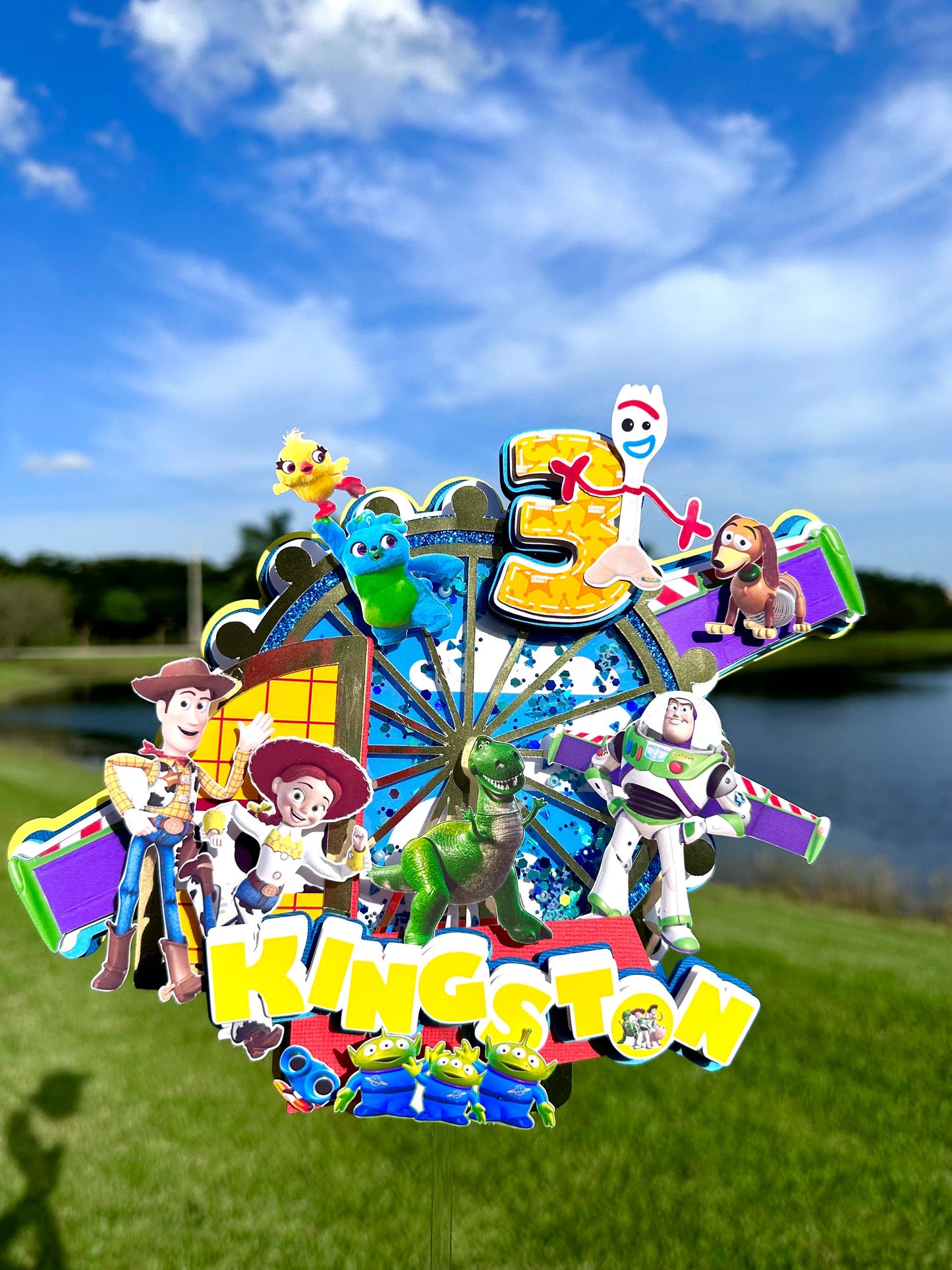 Woody's Roundup, To infinity and Beyond Cake Topper, Sheriff Cake Topper, Cowgirl Cake Topper, Cowboy Cake Topper, Toy Cake Topper