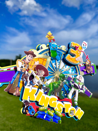 Woody's Roundup, To infinity and Beyond Cake Topper, Sheriff Cake Topper, Cowgirl Cake Topper, Cowboy Cake Topper, Toy Cake Topper