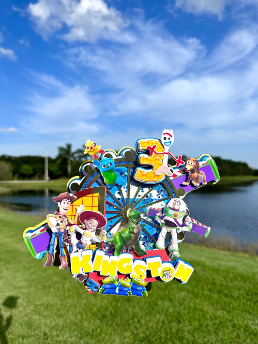 Woody's Roundup, To infinity and Beyond Cake Topper, Sheriff Cake Topper, Cowgirl Cake Topper, Cowboy Cake Topper, Toy Cake Topper
