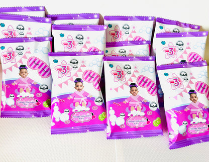 Spa Party Cake Topper: Custom Girl Birthday Decoration