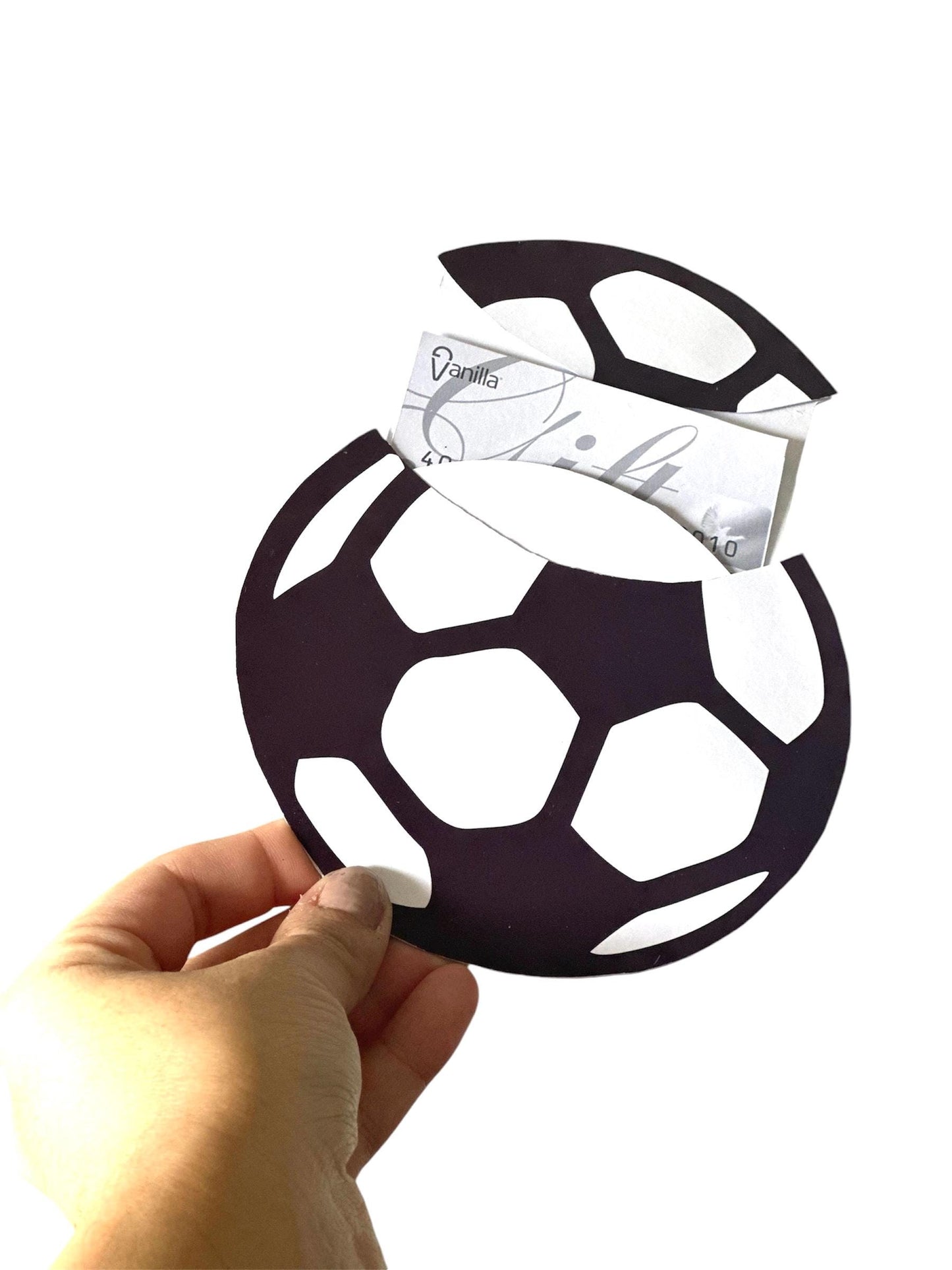 Personalized Soccer Gift Card Holder: Custom Sports Theme