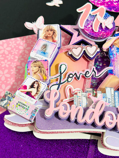 Taylor swift cake topper | Taylor swift birthday decoration|  Eras Tour Birthday Cake Topper | lover Inspired Party Decoration | Pop Star Birthday Centerpiece, Pop Star Girls Party | T-S party