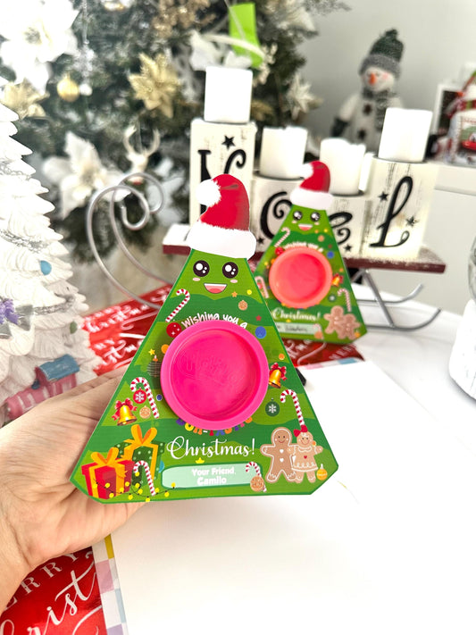 Play Dough Christmas Tree Gift: Student Holiday Card (Digital Download)