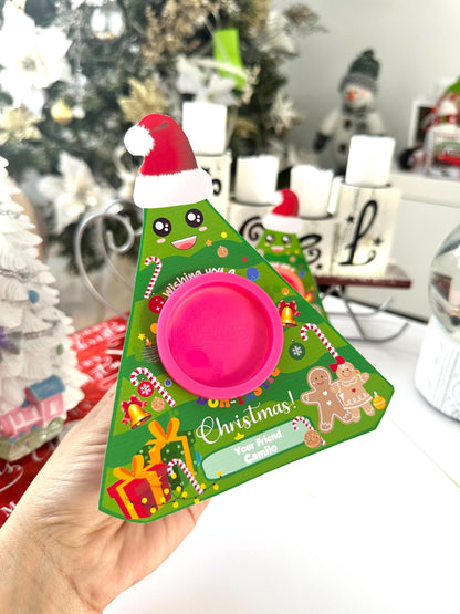 Play Dough Christmas Tree Gift: Student Holiday Card (Digital Download)