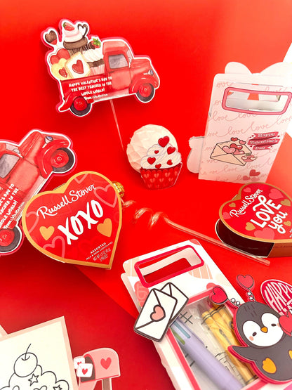 Personalized Valentine's Treat Box,Custom Kids Party Favors,Sweet Little Valentine box,Sweet Heart Gift box,Mini Candy Boxes