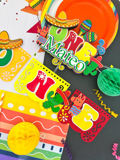 Fiesta Cake Topper,Fiesta theme topper,Fiesta Birthday,Mexican Birthday,Fiesta favor bags,Fiesta Party decoration,Fiesta blowouts