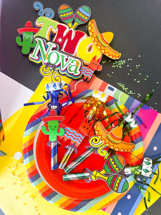 Fiesta blowouts,Fiesta Cake Topper,Fiesta theme topper,Fiesta Birthday,Fiesta party supplies,Fiesta favor bags,Fiesta Party decoration,