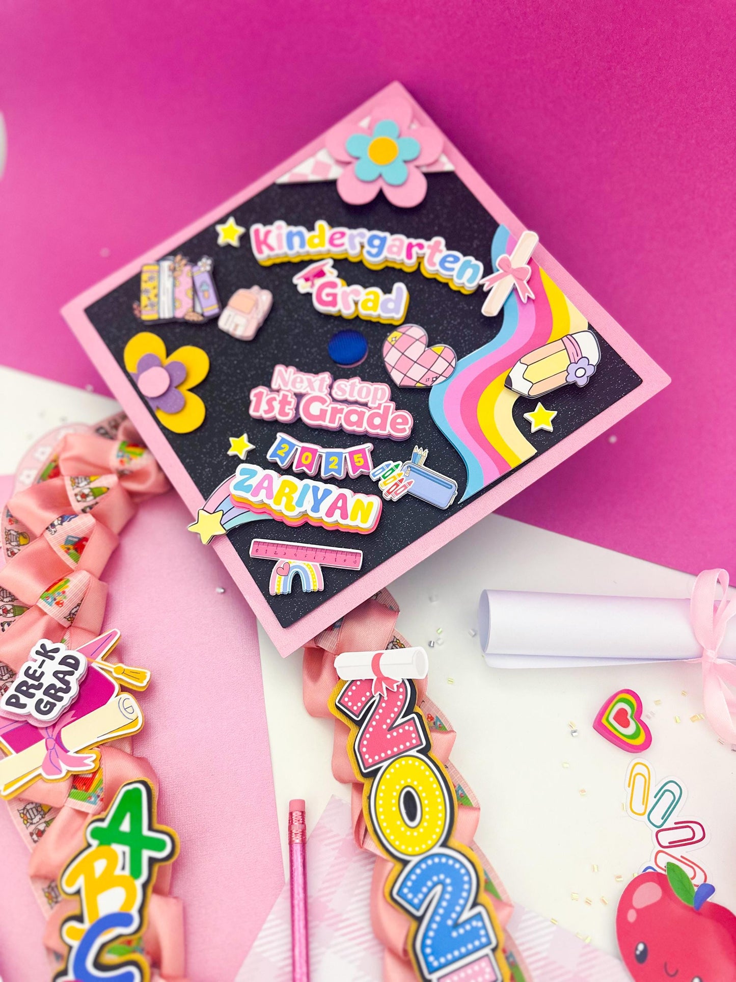 Personalized Graduation Cap Topper: Custom School Celebration