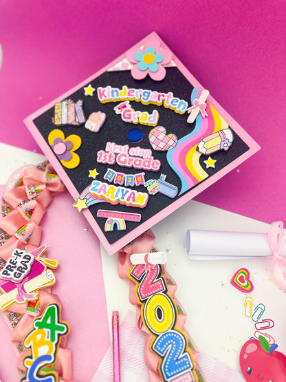 Personalized Graduation Cap Topper: Custom School Celebration