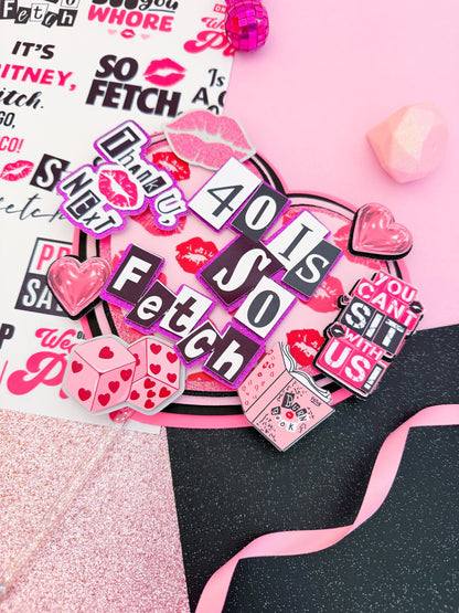 Mean girls Cake Topper: Mean Girls Burn Book, Mean Girls Birthday, Zodiac Cake Topper, Mean Girls Cupcake toppers," is so fetch" cake topper