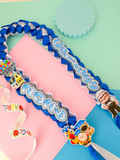 Custom graduation lei,Kids Graduation Lei,Kindergarten graduation lei,Kinder Ribbon Lei,Kindergarten graduation gift,Pre K Graduation Lei