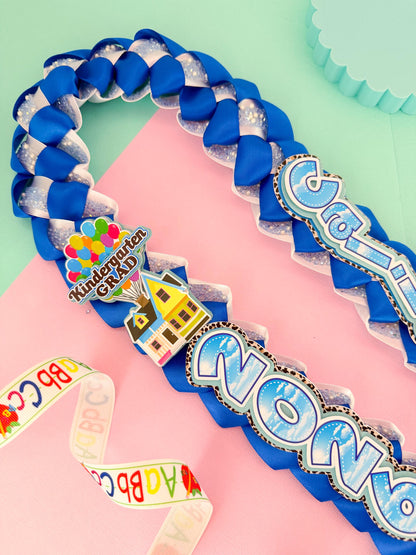 Custom graduation lei,Kids Graduation Lei,Kindergarten graduation lei,Kinder Ribbon Lei,Kindergarten graduation gift,Pre K Graduation Lei