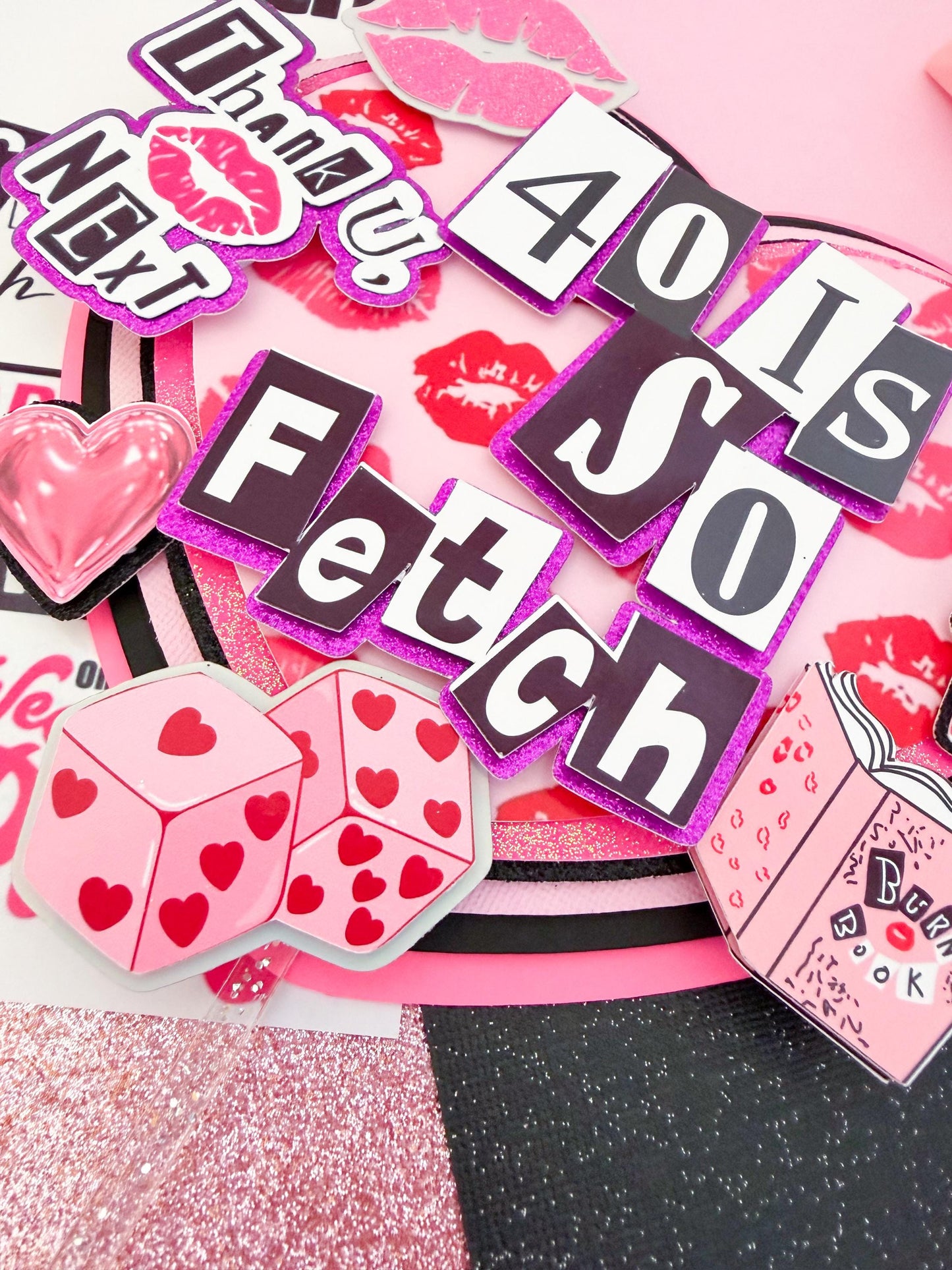 Mean girls Cake Topper: Mean Girls Burn Book, Mean Girls Birthday, Zodiac Cake Topper, Mean Girls Cupcake toppers," is so fetch" cake topper