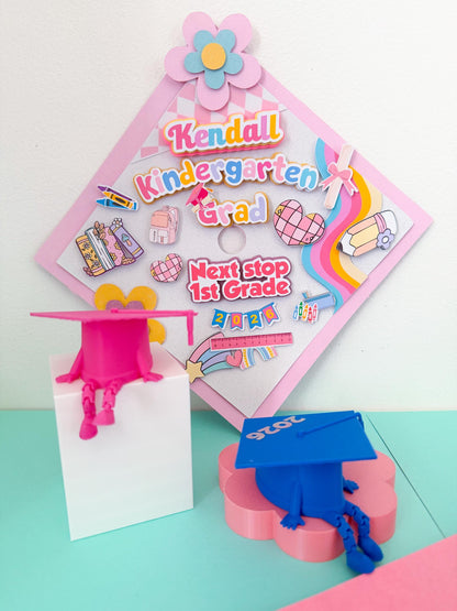 Decorated Graduation Caps/Girls Boys School Graduation / Cap And Gown /Custom Graduation Cap, Graduation Cap Topper, Personalized Cap